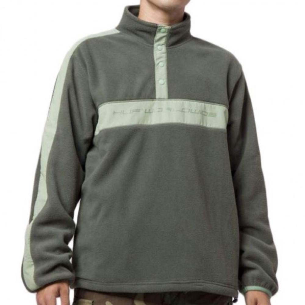 Men's HUF Green Fleece Pullover xl